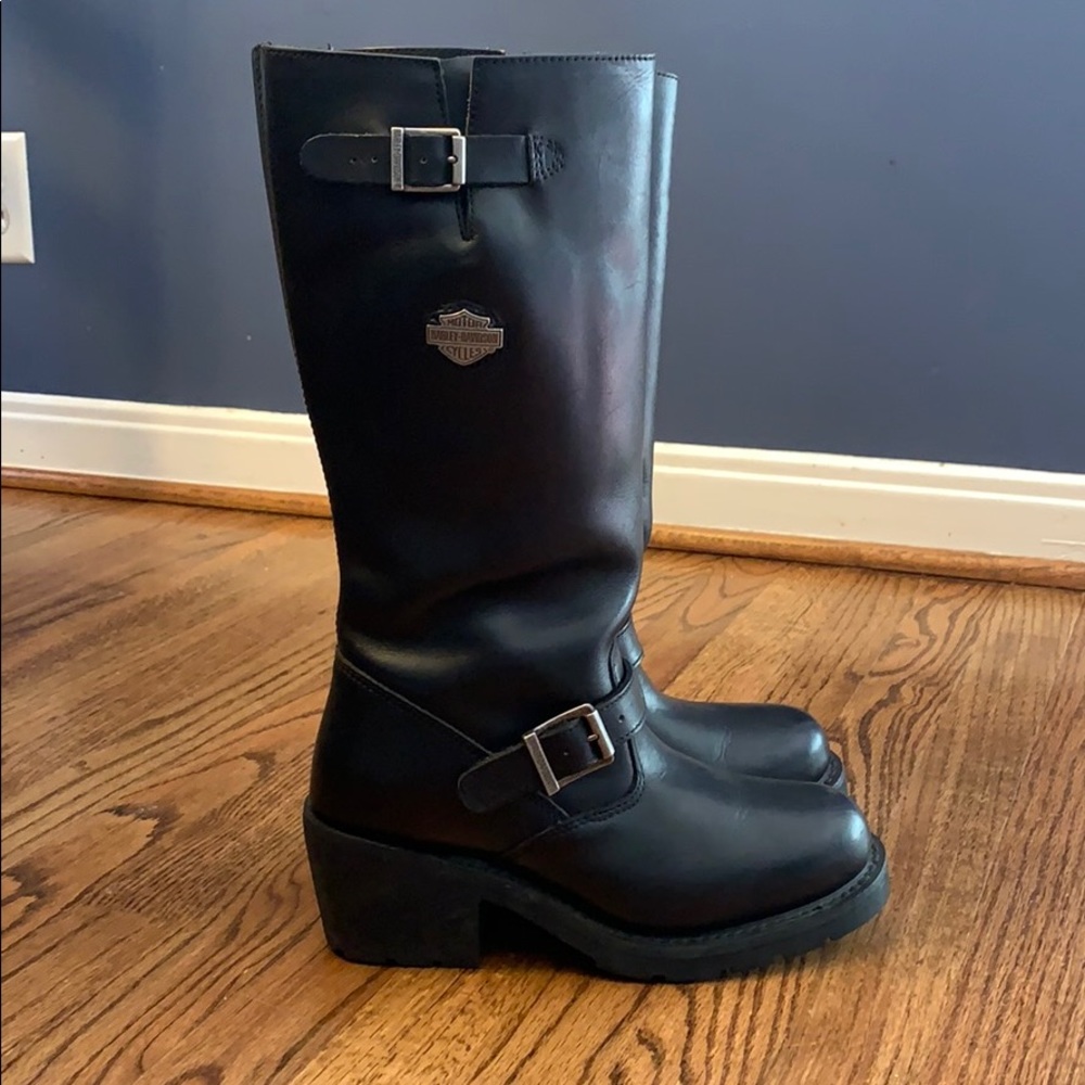 Harley Davidson motorcycle boots -  Size 8